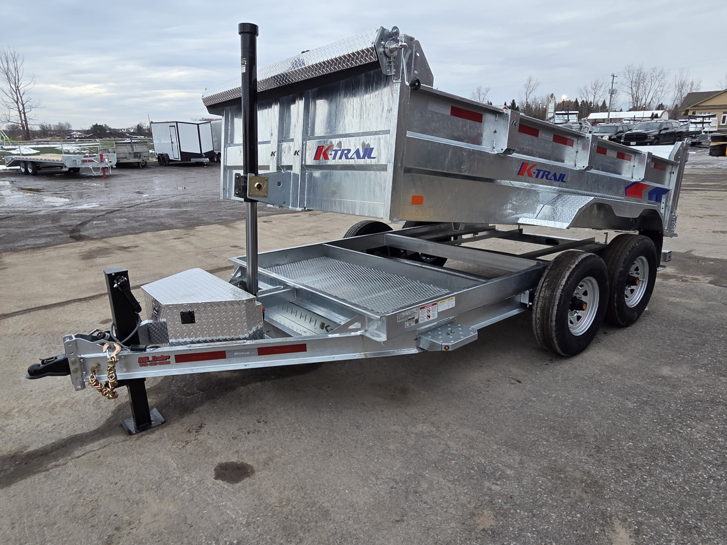 New 2026 K-Trail 7 x 12 Expert Series 7 Ton Dump Trailer