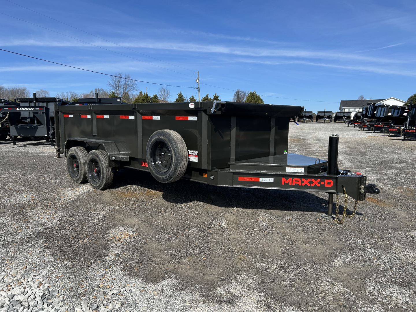 New 2026 MAXXD Dump Trailer | 83" x 16' | 17.5K GVWR