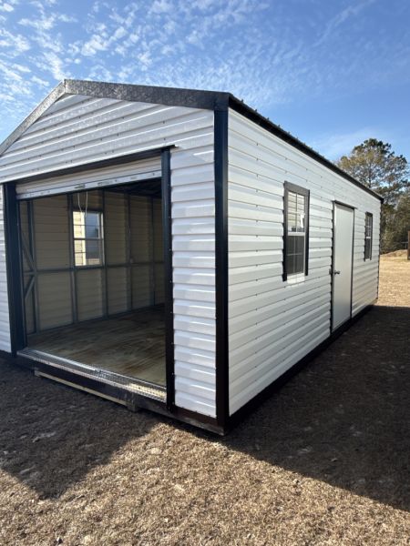 New 2026 Lark 12X24 LAPSIDER GARAGE Steel Frame Shed