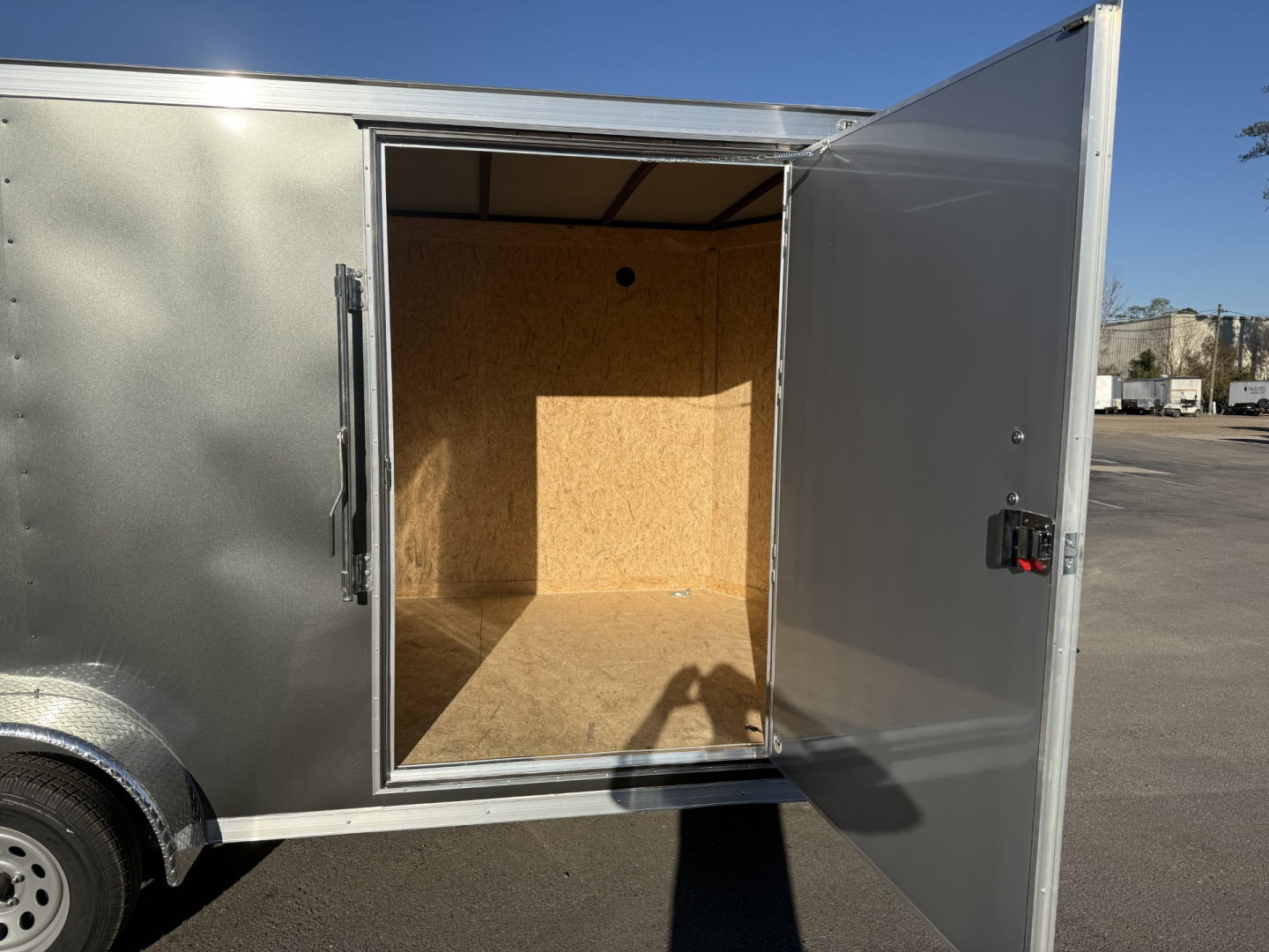 New TX7X16TA2 TEXAS TRAILERS 7' X 16' CARGO / ENCLOSED TRAILER W/REAR RAMP DOOR & SIDE DOOR