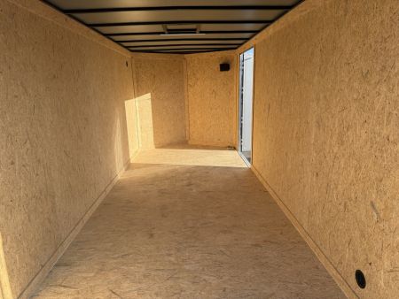 New TX7X16TA2 TEXAS TRAILERS 7' X 16' CARGO / ENCLOSED TRAILER W/REAR RAMP DOOR & SIDE DOOR
