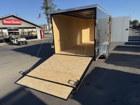 New TX7X16TA2 TEXAS TRAILERS 7' X 16' CARGO / ENCLOSED TRAILER W/REAR RAMP DOOR & SIDE DOOR