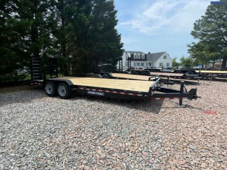 New 2023 Sure-Trac 7 x 22 (20+2) Equipment Trailer  16K