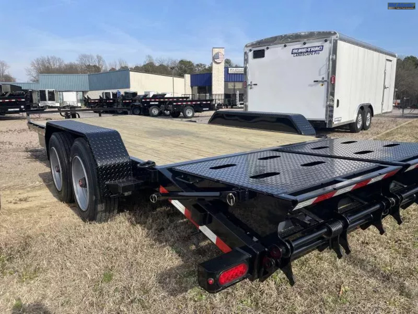 New 2026 Sure-Trac 7 x 20 (17+3) Universal Ramp Equipment 14K