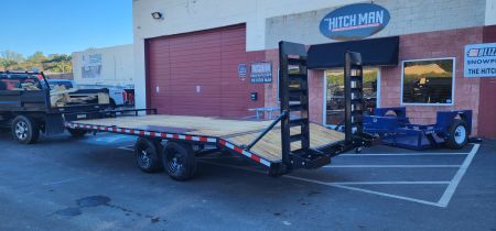New 8.5 X 20 (17+3) Sure-Trac Deckover Trailer 10k