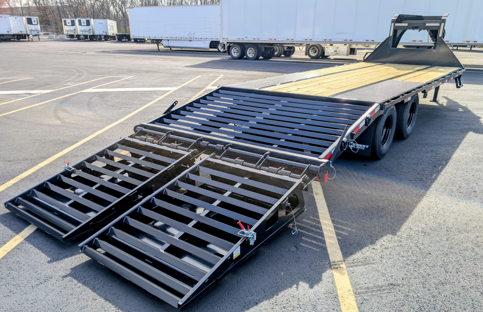 9×25 Equipment Flatbed Trailer photo 4