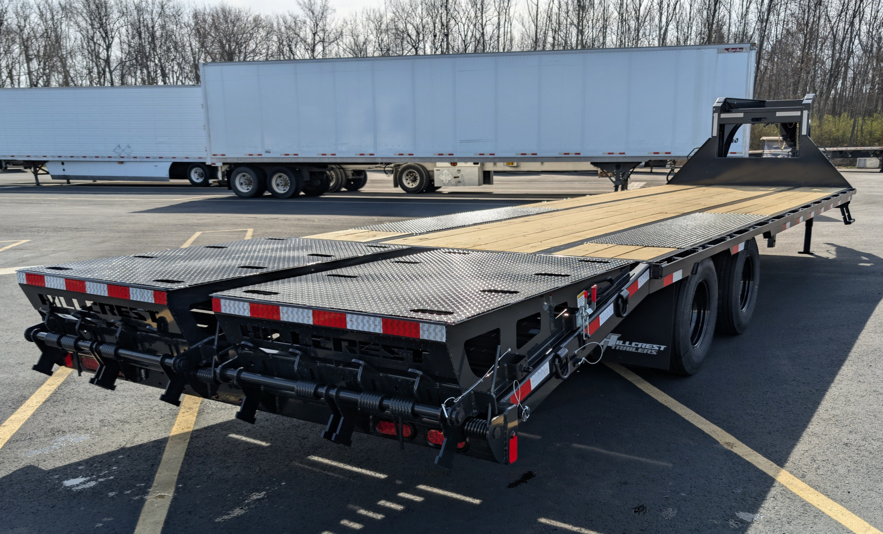 9×30 Equipment Flatbed Trailer photo 2