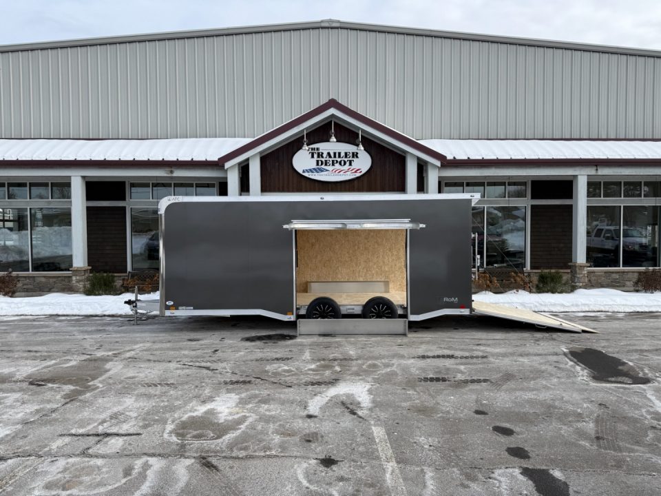 New ATC 8’6″ X 20′ ROM ENCLOSED CAR HAULER WITH ESCAPE DOOR 9.9K