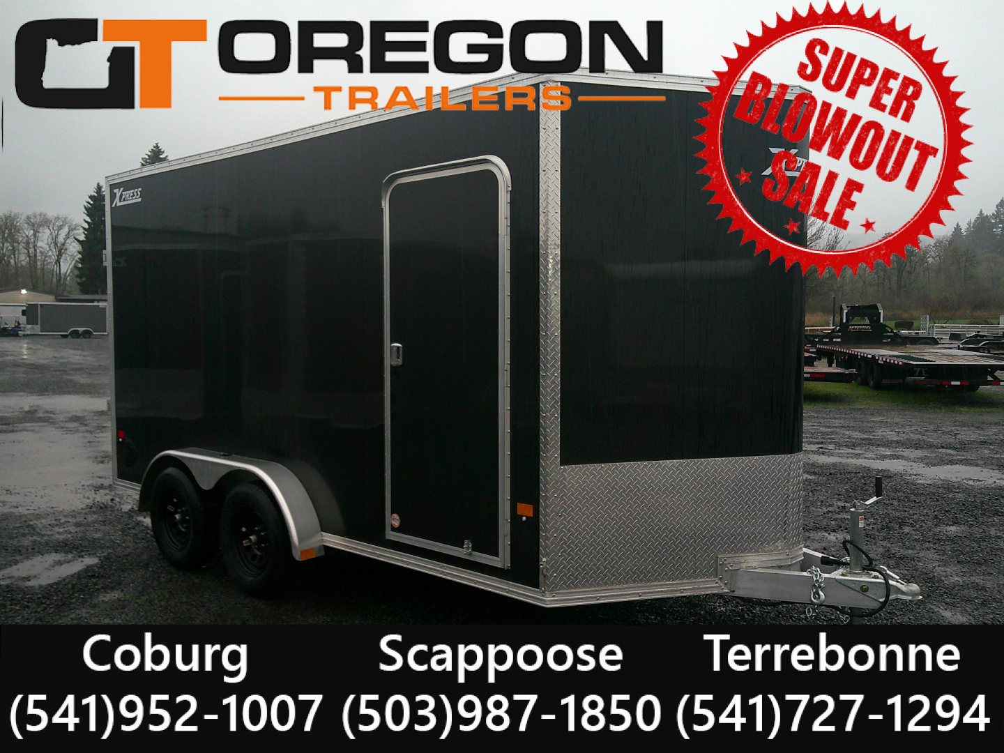 New 2026 ALCOM Aluminum 7.4x14 7k Cargo / Enclosed Trailer