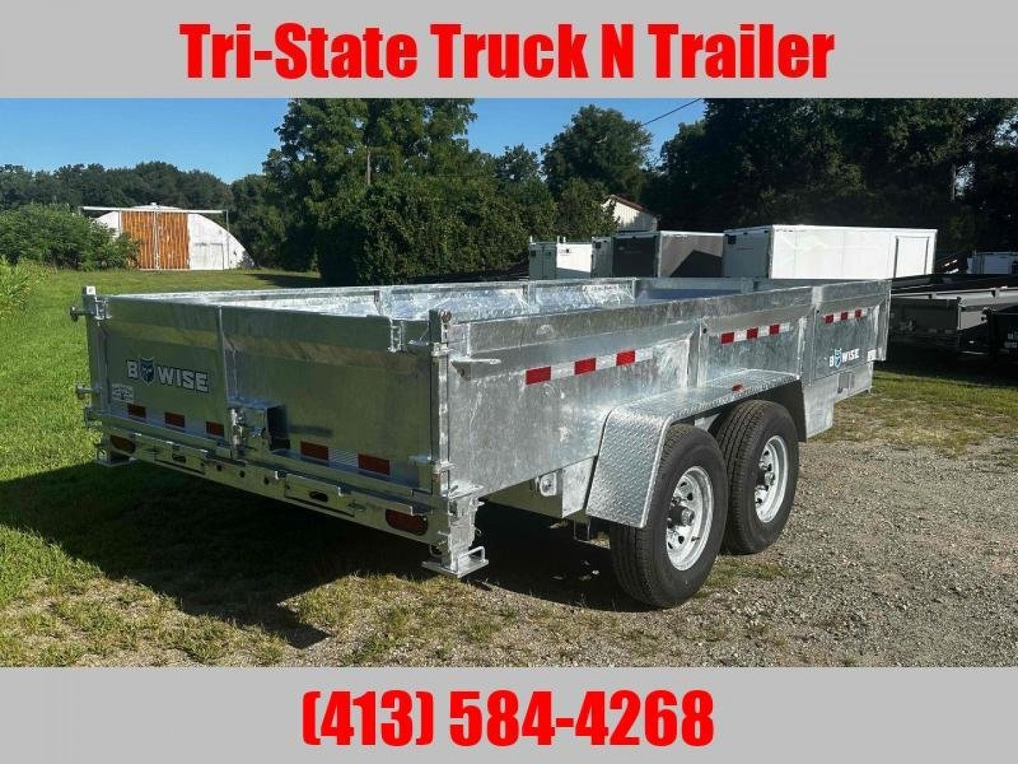 New 2026 BWISE Bwise7x14 14k Dump trailer Dump Trailer