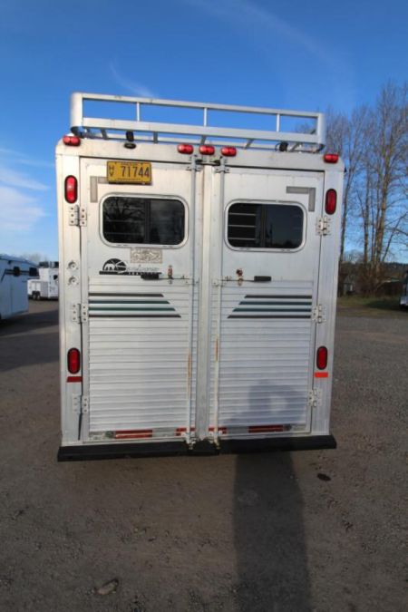 Used 1995 Sundowner GN Weekender 4 Horse Aluminum Trailer