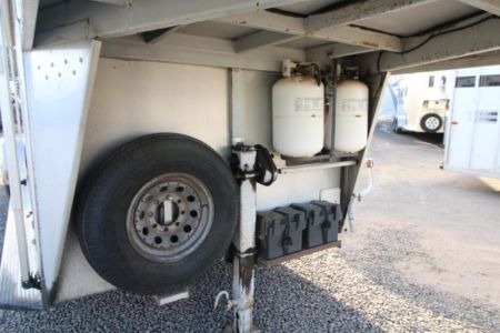 Used 1995 Sundowner GN Weekender 4 Horse Aluminum Trailer