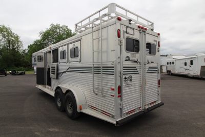 Used 1995 Sundowner GN Weekender 4 Horse Aluminum Trailer