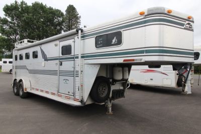 Used 1995 Sundowner GN Weekender 4 Horse Aluminum Trailer