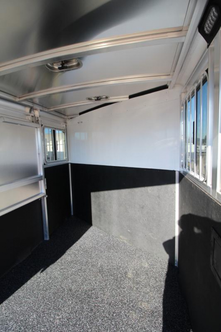 New $570 Below Cost! 2025 Exiss Express XT 2 Horse Trailer-Easy Care Flooring- 7'2" Tall- Blanket Bar- Adjustable Saddle Rack-LED Lights- Double Rear Doors