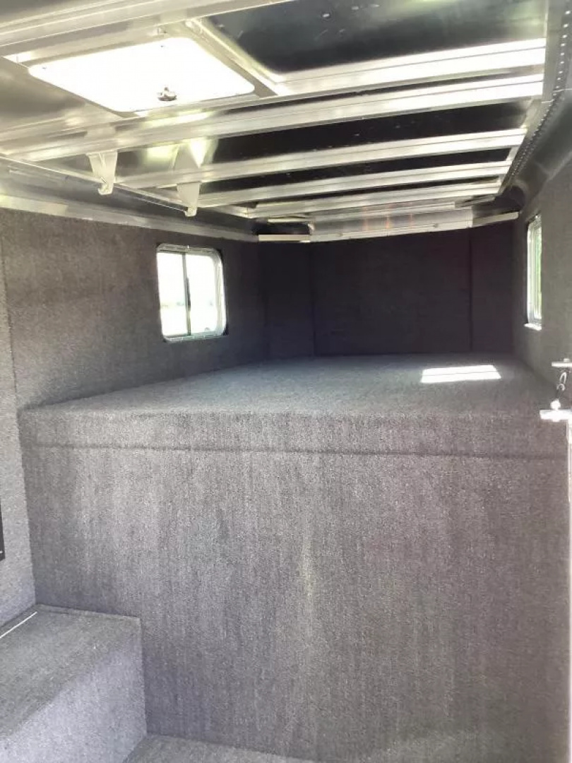 New 2025 Featherlite 9600 Premier Tack- 7'0W x 7'0T- Easy care flooring- 50'' short wall dressing room!