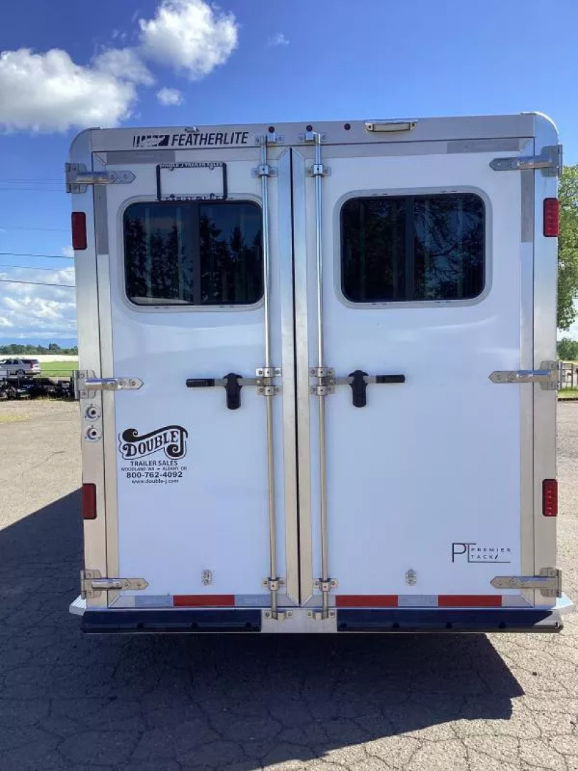 New 2025 Featherlite 9600 Premier Tack- 7'0W x 7'0T- Easy care flooring- 50'' short wall dressing room!