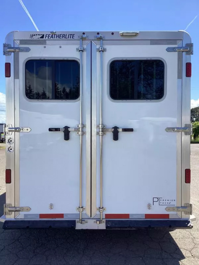 New 2025 Featherlite 9600 3 Horse-Premier Tack-50" Slant Wall Dressing Room-Water Tank