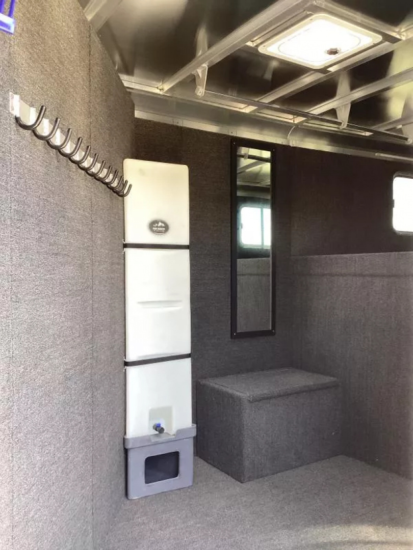 New 2025 Featherlite 9600 3 Horse-Premier Tack-50" Slant Wall Dressing Room-Water Tank