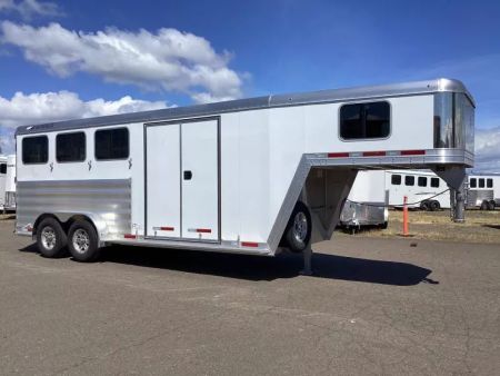 New 2025 Featherlite 9600 3 Horse-Premier Tack-50" Slant Wall Dressing Room-Water Tank