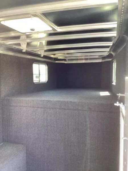 New 2025 Featherlite 9600 3 Horse-Premier Tack-50" Slant Wall Dressing Room-Water Tank