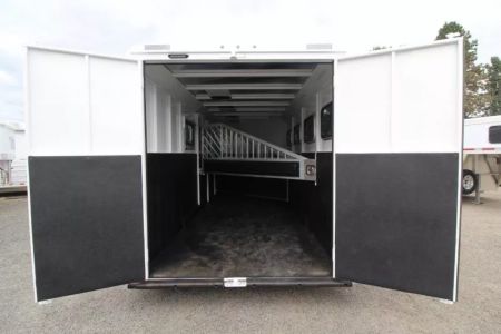 New 2027 Trails West Classic 4 Horse GN- SUPER TACK Horse Trailer