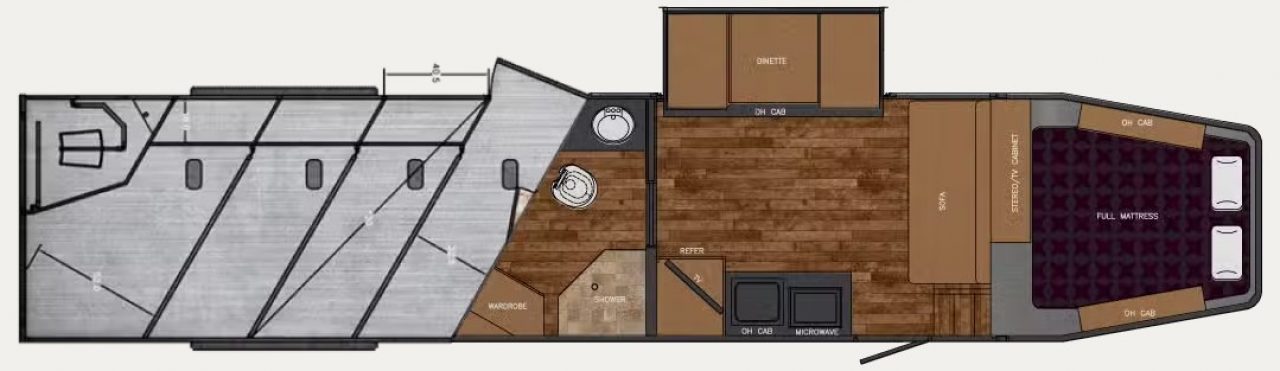 New 2026 Trails West Sierra 13x17 LQ w/Slide - SOLAR - Portable Gen Ready /w Hay Pod - Oven & more!- Escape Door - 4 Horse Trailer
