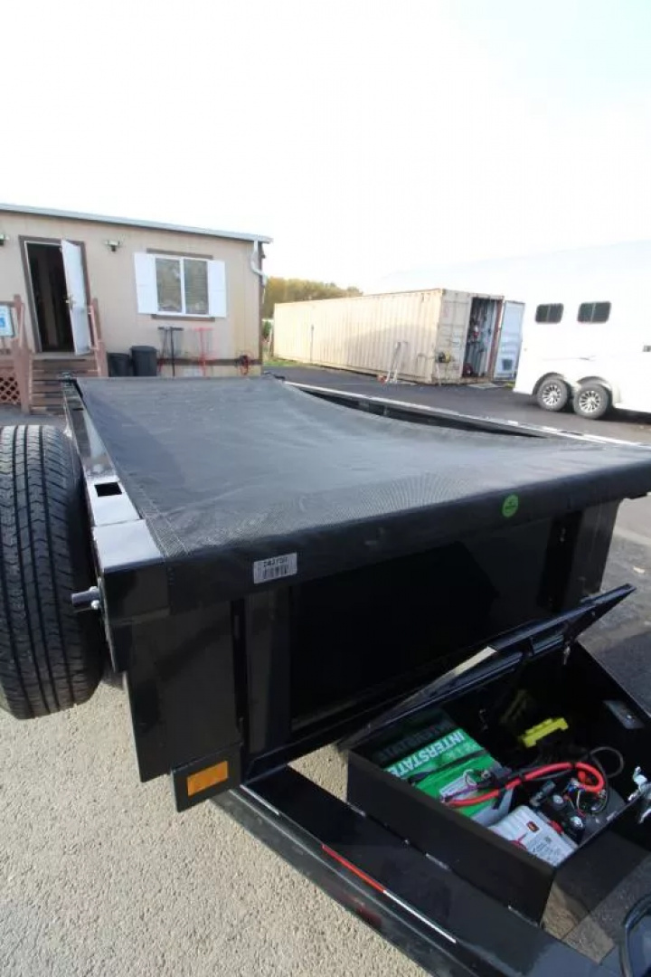 New 2026 Delco Dump Trailer 5x10 7K Spreader Gate 18' Sides