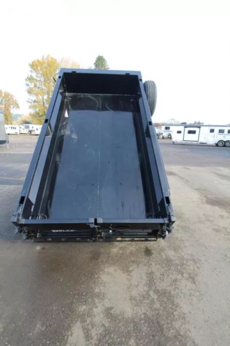 New 2026 Delco Dump Trailer 5x10 7K Spreader Gate 18' Sides