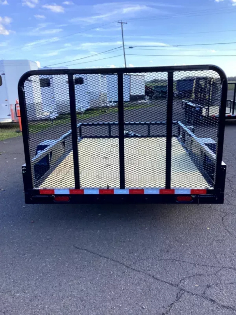 New 2026 Delco U210 Utility Trailer-Straight deck w/ 4' ramp gate- Idler axle
