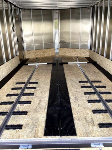 New SEASON CLEARANCE SALE! 2026 ALCOM MISSION CROSSOVER 101''X 12' Snowmobile Trailer- Paddle Grabbers and Ski Guides!