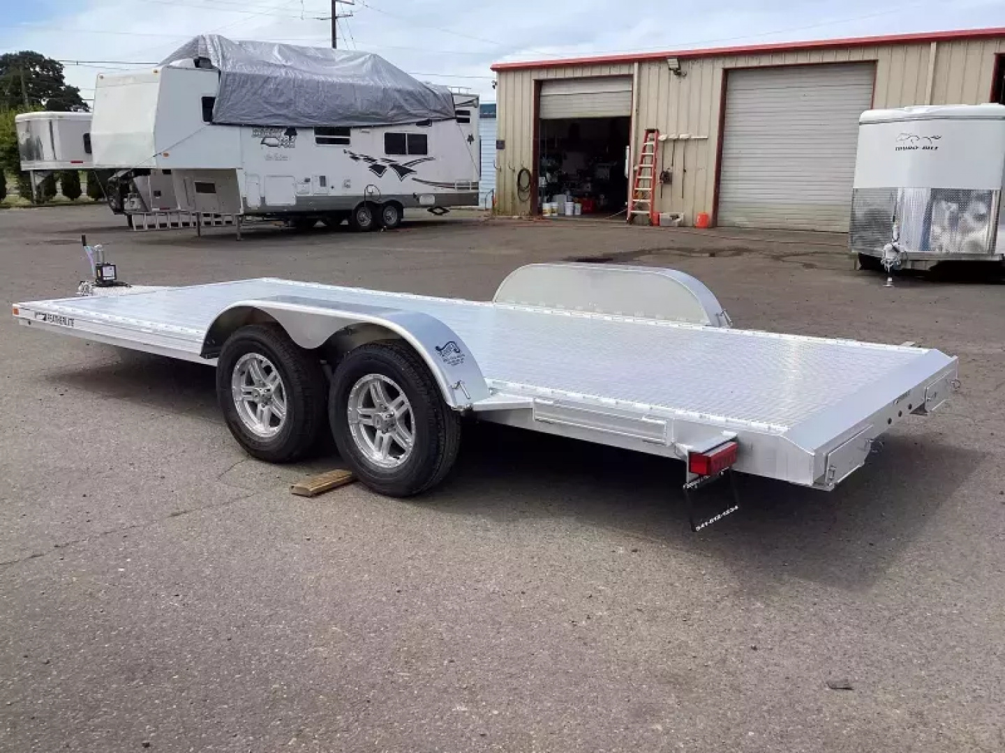 New 2026 Featherlite 3182 - 18' Flatbed Open Car Trailer
