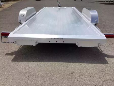 New 2026 Featherlite 3182-22' Aluminum Flatbed Car Trailer