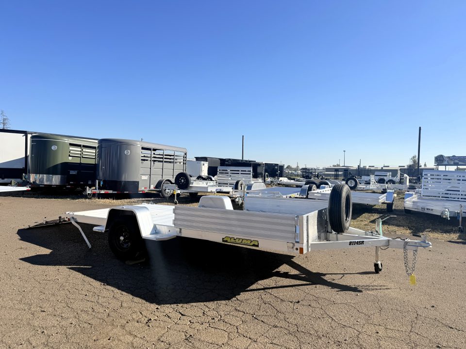 New 2026 Aluma 8114S-R-BT-SR Utility Trailer