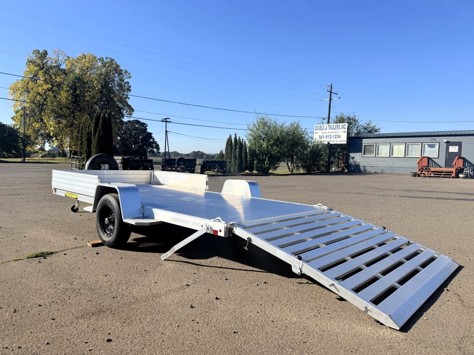 New 2026 Aluma 8114S-R-BT-SR Utility Trailer