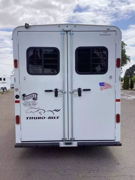 New 2026 Thuro-Bilt Liberty 7'6" Tall-4 Horse Trailer-Adjustable Dividers-1' Added Length Horse Trailer