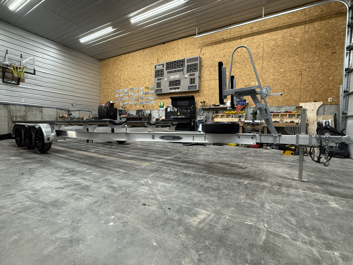 New 2027 WaterMade Boat Trailers Custom AP24TT-10.5 TriToon Pontoon Boat