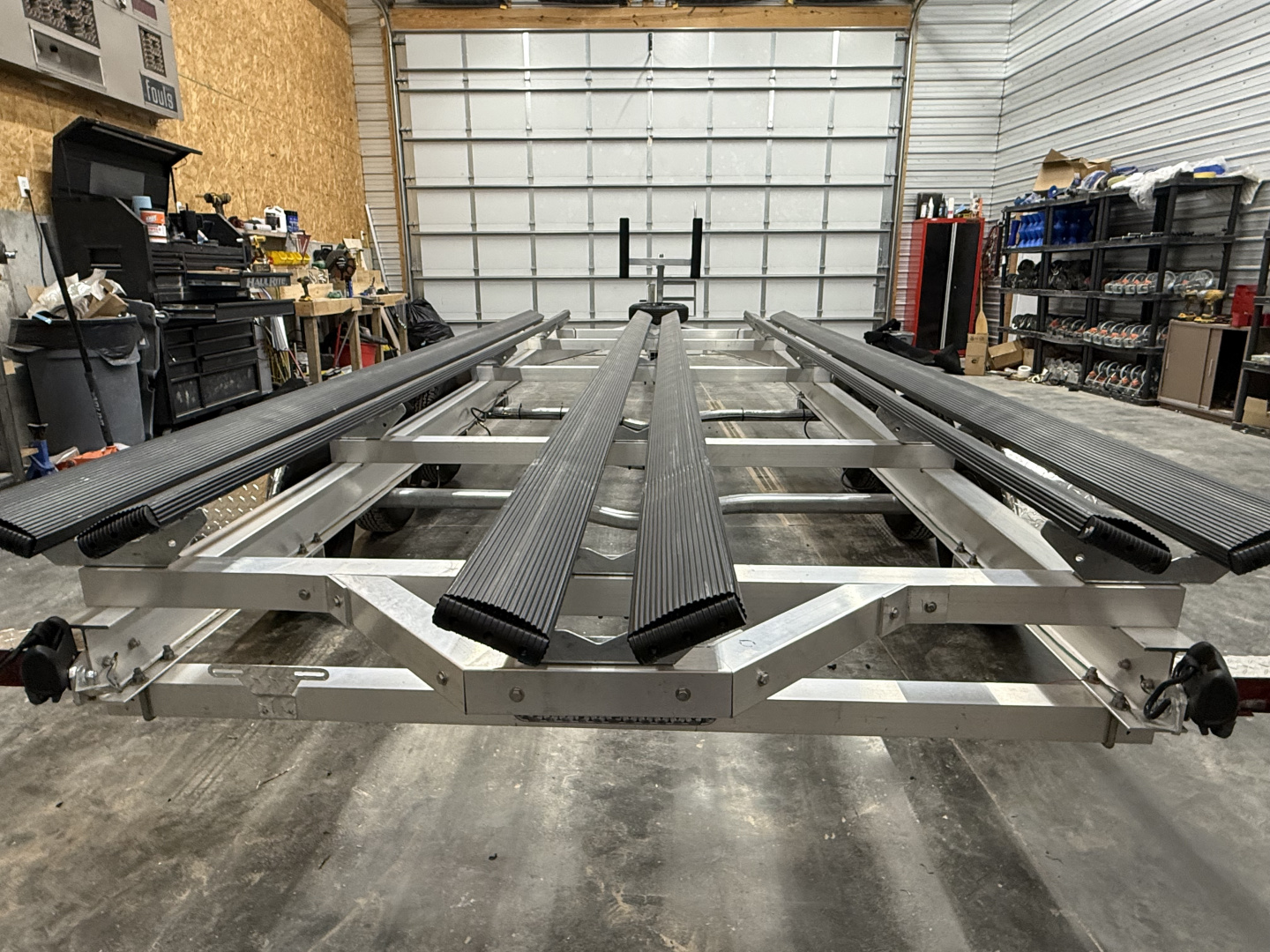 New 2027 WaterMade Boat Trailers Custom AP24TT-10.5 TriToon Pontoon Boat