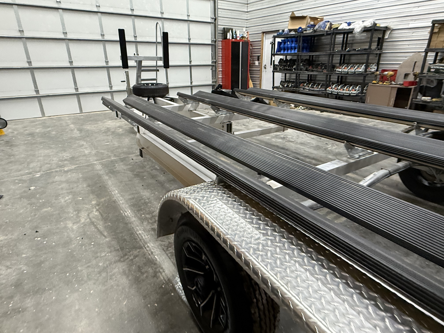 New 2027 WaterMade Boat Trailers Custom AP24TT-10.5 TriToon Pontoon Boat