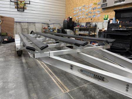 New 2027 WaterMade Boat Trailers Custom AP24TT-10.5 TriToon Pontoon Boat