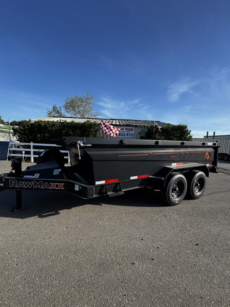 New 2025 RawMaxx DUMP-TDM 14' x 83" Dump Trailer
