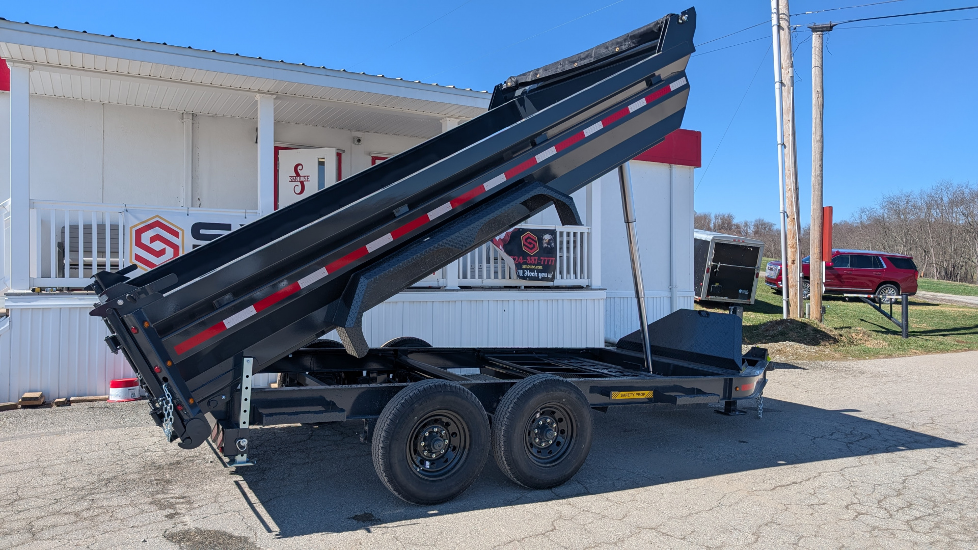 New 2026 Belmont 6'10" x 16 HD DLX Lo Pro Hydraulic Equipment Dump w/ 3 Way Gate