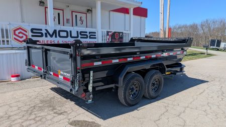 New 2026 Belmont 6'10" x 16 HD DLX Lo Pro Hydraulic Equipment Dump w/ 3 Way Gate