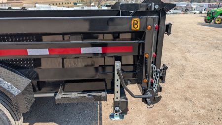 New 2026 Belmont 6'10" x 16 HD DLX Lo Pro Hydraulic Equipment Dump w/ 3 Way Gate (10K Axles!!!)