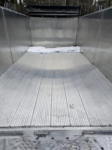 New 2024 7x14 14k gvwr aluminum dump trailer high sides - High Country Trailers
