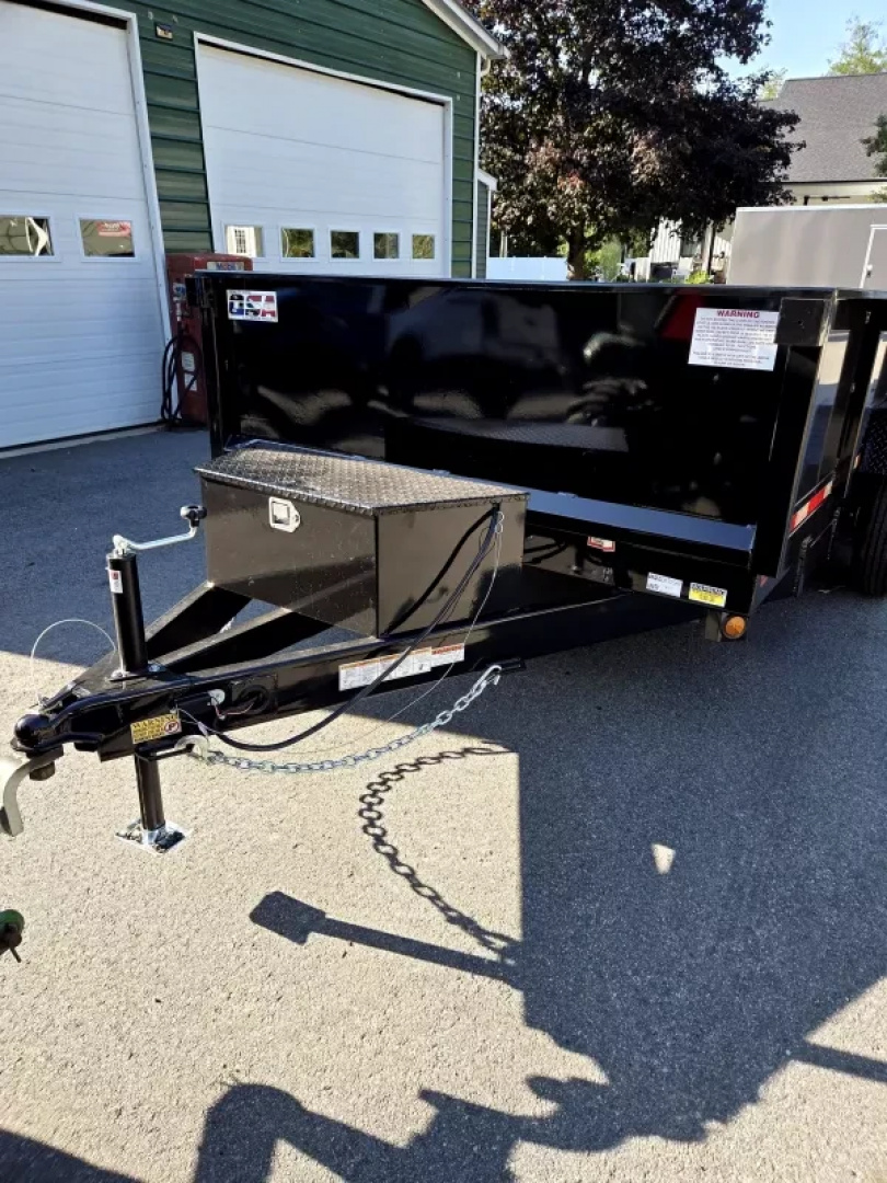 New 2026 Quality Steel and Aluminum 7x14 14,000lb gvwr dump trailer with 2 foot sides Dump Trailer