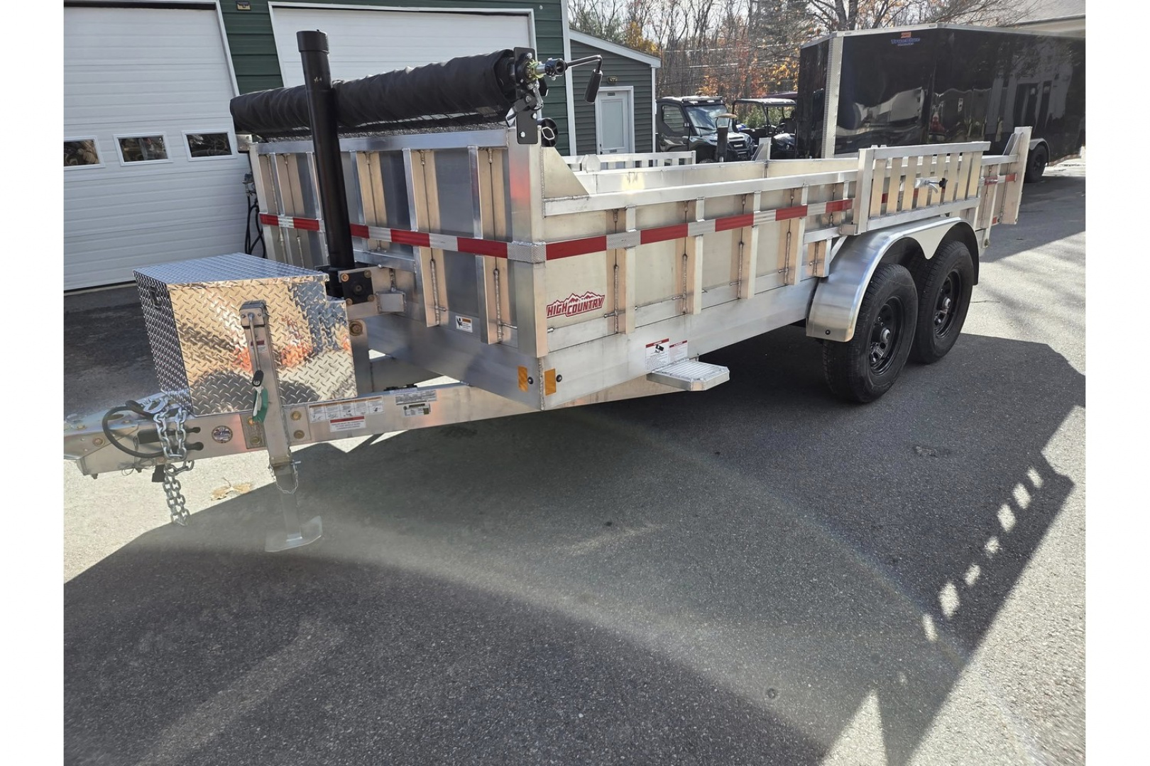 New 2026 High Country Trailers 7x16 14000lb gvwr dump trailer with ramps and tarp kit Dump Trailer