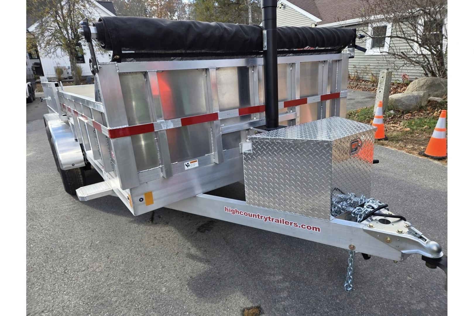 New 2026 High Country Trailers 7x16 14000lb gvwr dump trailer with ramps and tarp kit Dump Trailer