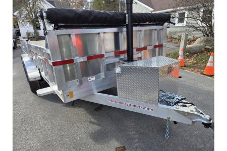 New 2026 High Country Trailers 7x16 14000lb gvwr dump trailer with ramps and tarp kit Dump Trailer