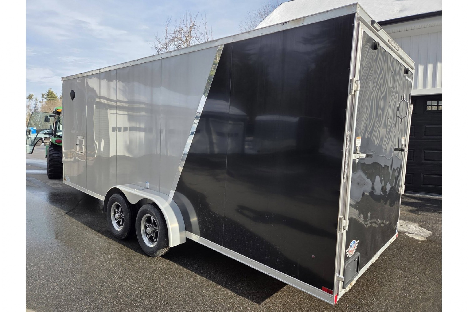 New 2023 Rance Aluminum Trailers 7x20 aluminum snowmobile trailer 3 or 4 place left over wit extra height and upgrades Snowmobile Trailer